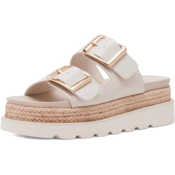Platform Wedges Sandals for Women Espadrille Slide Sandal - Picture 1 of 8